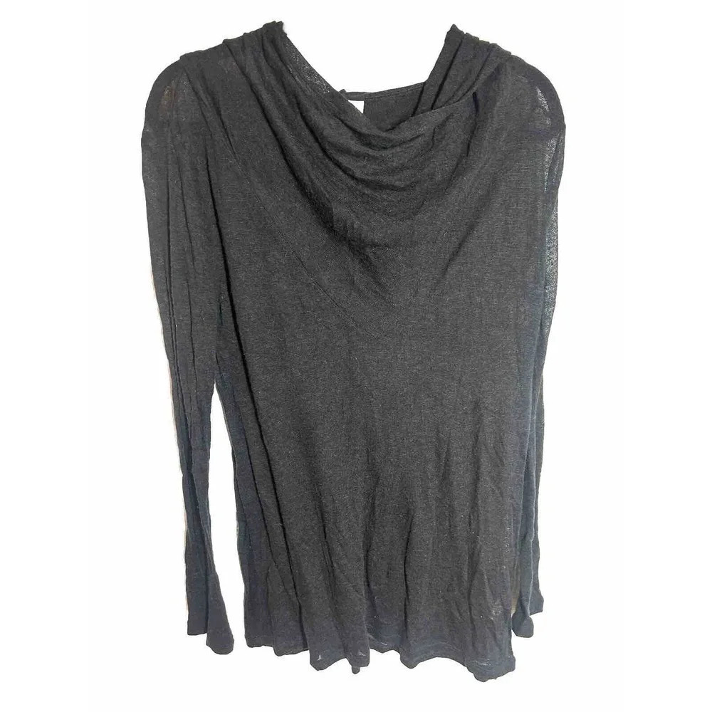 Cato Women’s Sheer Hooded Blouse Size M